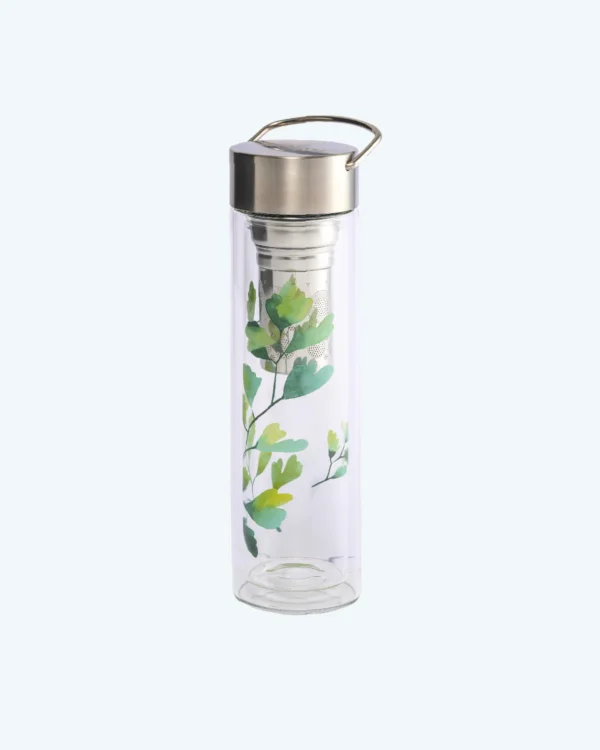 Glasflaske Flowtea Ginkgo | Eigenart