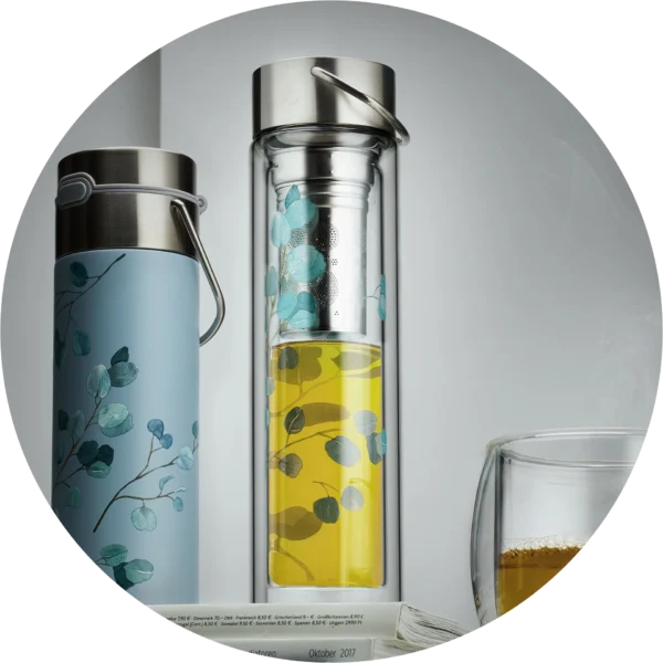 Glasflaske Flowtea Eucalyptus | Eigenart
