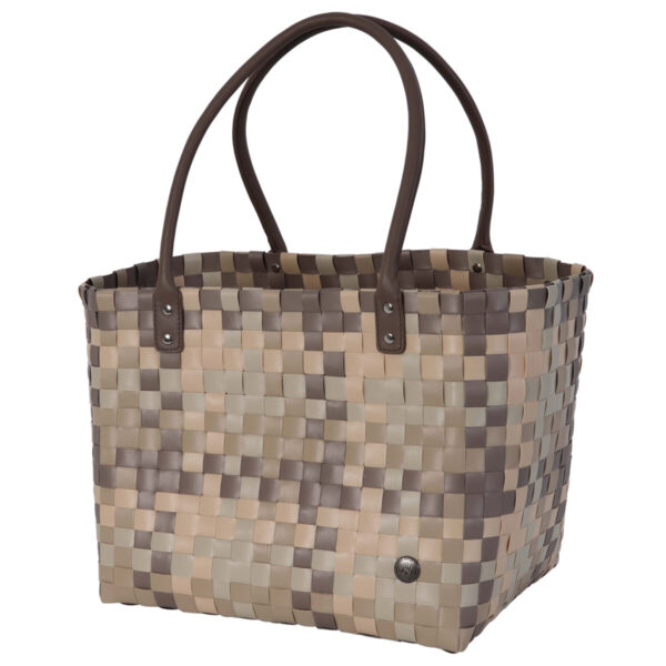 Mingle shopper, Liver Brown Mix | Handed By