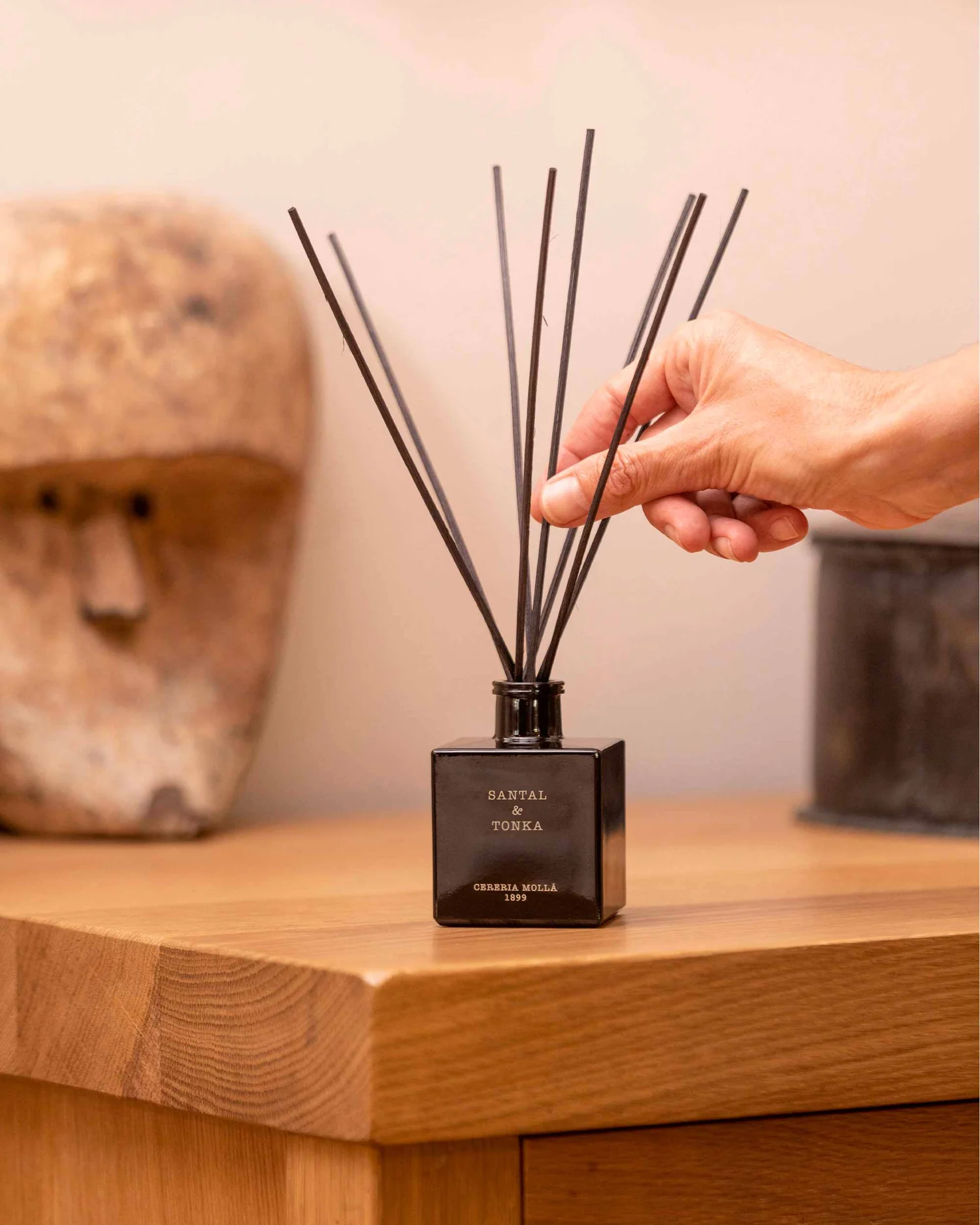 Rørdiffuser, Santal & Tonka | Cerería Mollá - Billede 3