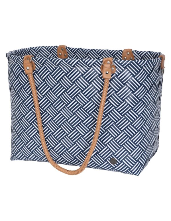 Sainte-Maxime Stripes shopper, Ocean Blue | Handed By