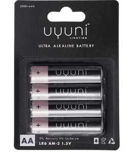 AA-batteri, 4 pack | Uyuni