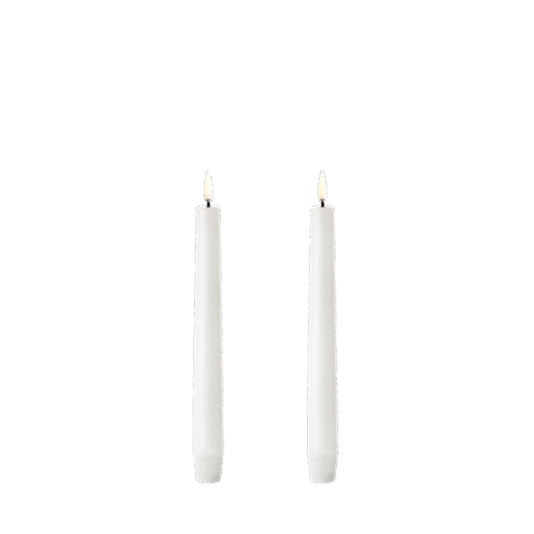 Classic Taper Candles small, Nordic White | Uyuni