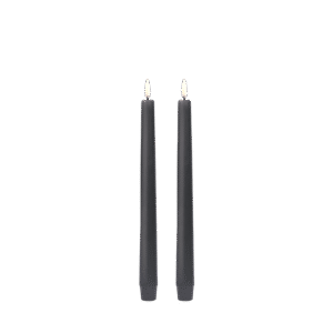 Classic Taper Candles medium, Grey | Uyuni