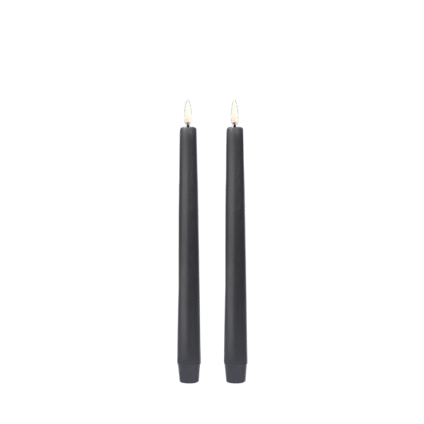 Classic Taper Candles medium, Grey | Uyuni