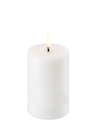 Smooth Mini Pillar Candle, Nordic White | Uyuni - Image 2