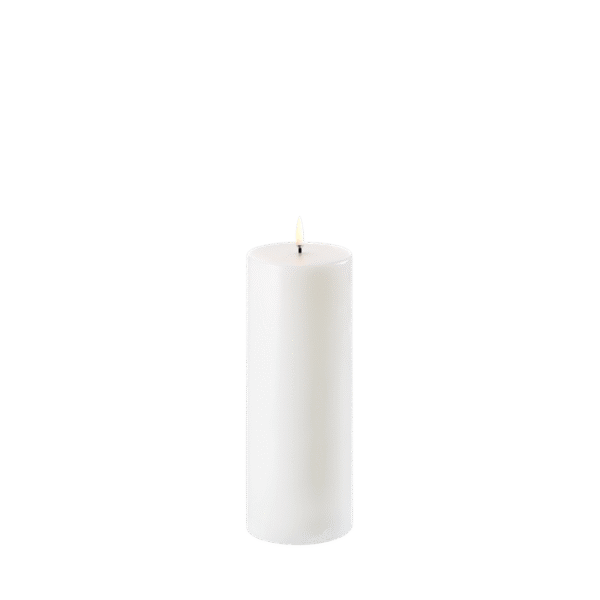 Pillar Candle Smooth, Nordic White | Uyuni - Image 2