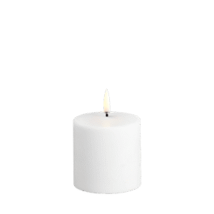 Genopladelig bloklys, White | Uyuni