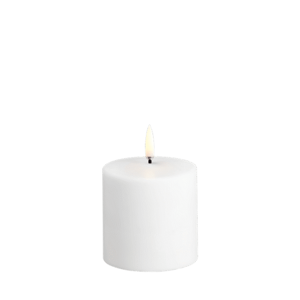 Genopladelig bloklys, White | Uyuni