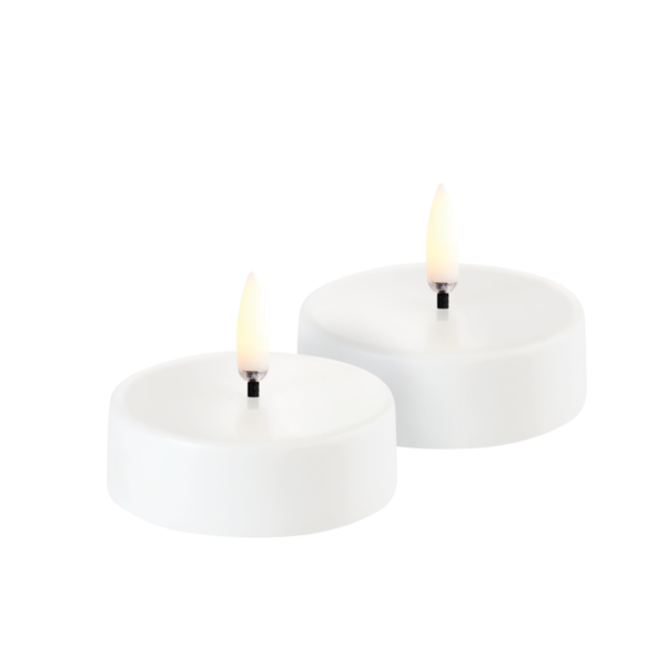 Genopladelige fyrfadslys, White | Uyuni - Image 2