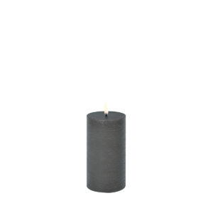 Pillar Candle Rustic, Grey | Uyuni