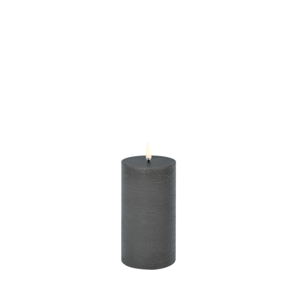 Pillar Candle Rustic, Grey | Uyuni
