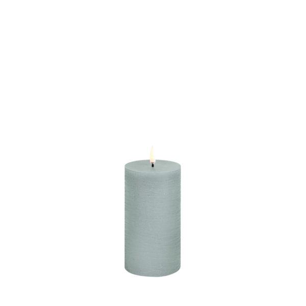 Pillar Candle Rustic, Dusty Green | Uyuni