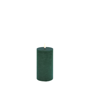 Pillar Candle Rustic, Pine Green | Uyuni