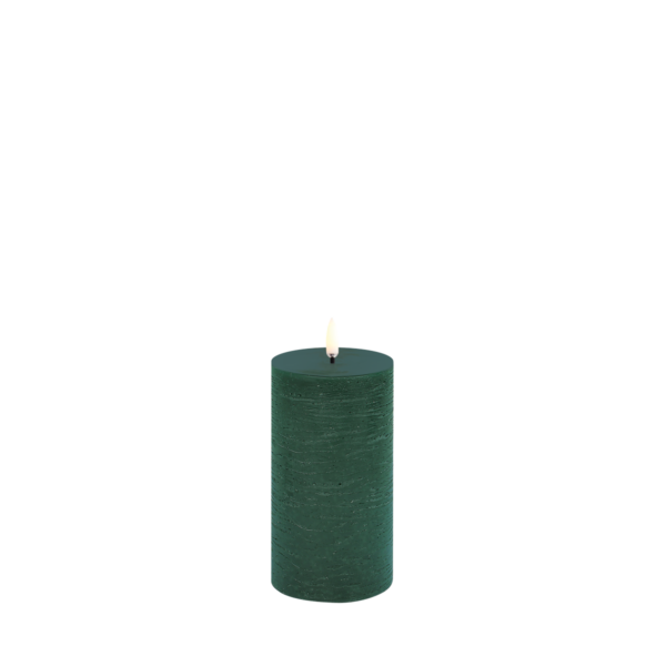 Pillar Candle Rustic, Pine Green | Uyuni