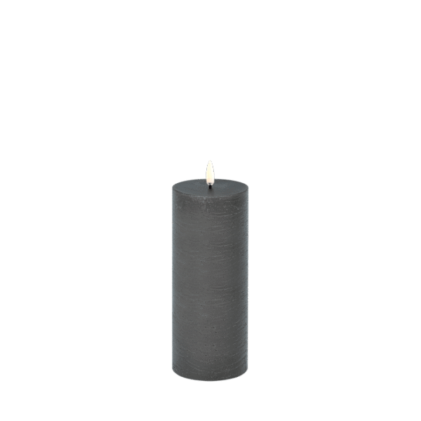 Pillar Candle Rustic, Grey | Uyuni - Image 2