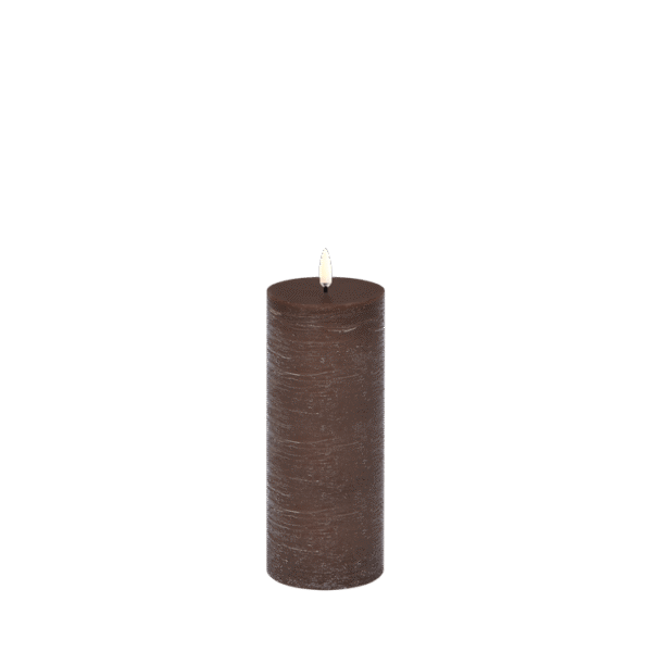 Pillar Candle Rustic, Brown | Uyuni - Image 2