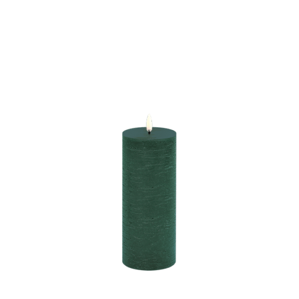 Pillar Candle Rustic, Pine Green | Uyuni - Billede 2