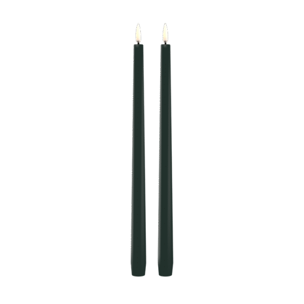 Slim Taper Candles, Pine Green | Uyuni