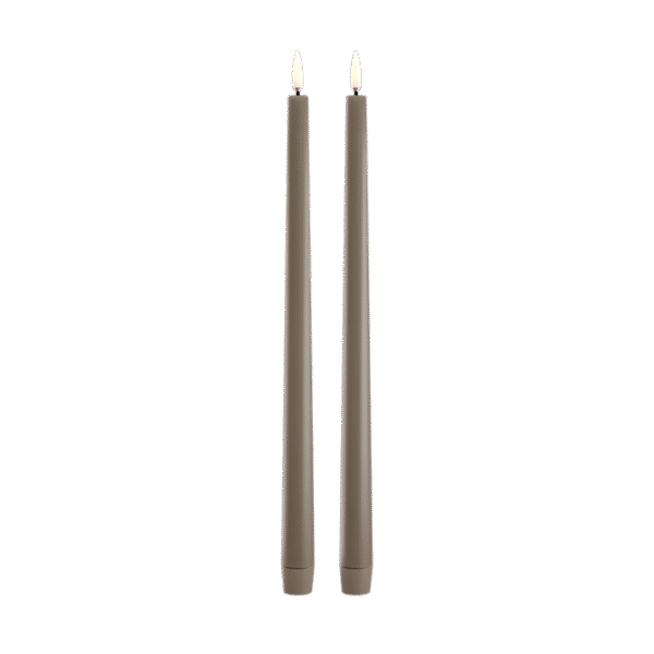 Slim Taper Candles, Sandstone | Uyuni