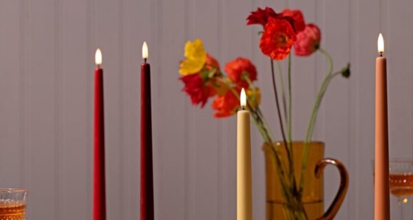 Slim Taper Candles, Terracotta | Uyuni - Image 2