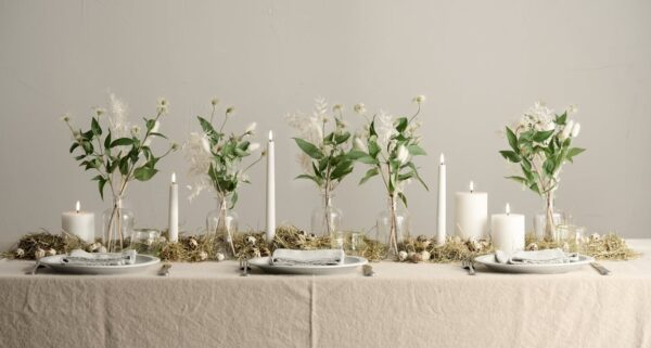 Classic Taper Candles medium, Grey | Uyuni - Image 2