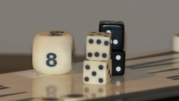 Backgammon sort/hvid | Flamant Jacques - Image 2