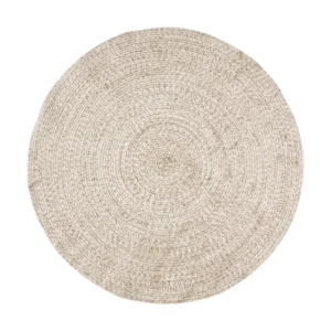 Juni Rug - natural/white, Ø150 | Affari of Sweden