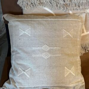 Håndlavet marrakech pude, grå 45x45 | Manipura Living