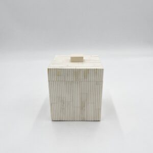 Dekorativ æske – Square Cream large | Flamant Jacques