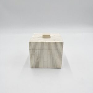 Dekorativ æske - Square Cream small | Flamant Jacques