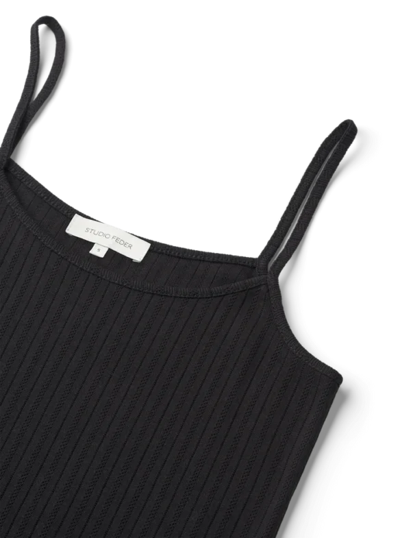 Clara top - Black | Studio Feder - Billede 3