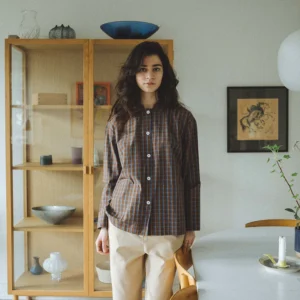 Malou shirt - Chestnut | Studio Feder