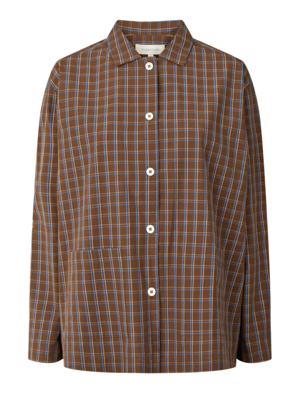 Malou shirt - Chestnut | Studio Feder - Billede 4