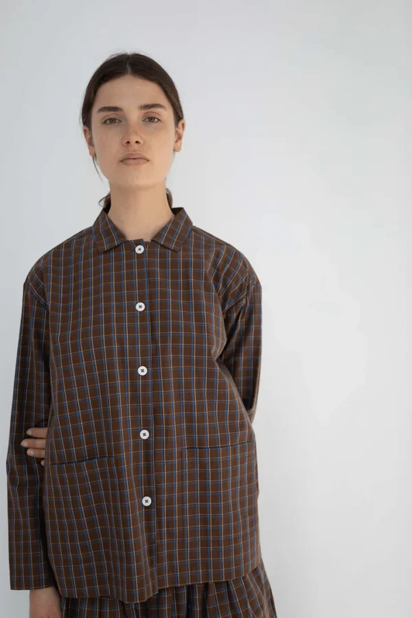 Malou shirt - Chestnut | Studio Feder - Billede 2