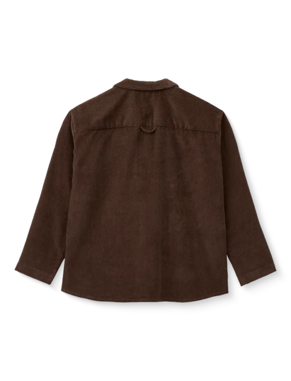 Silja fløjlsskjorte - Dark brown | Studio Feder - Billede 5