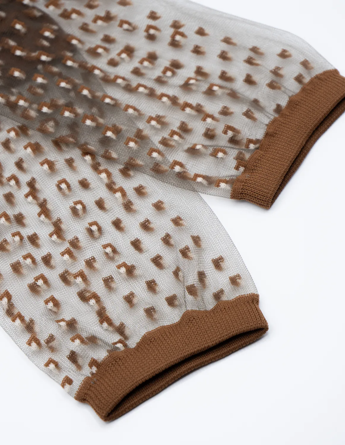 Crescent Brune, transparente strømper | Atelier St Eustaache - Billede 4