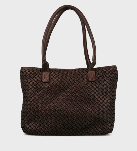 Carbella læder skuldertaske, Brown | Montana - Billede 3