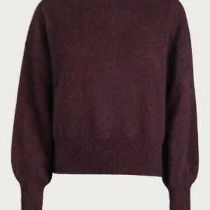 Malou Sweater, Red Wine Melange | Six Ámes