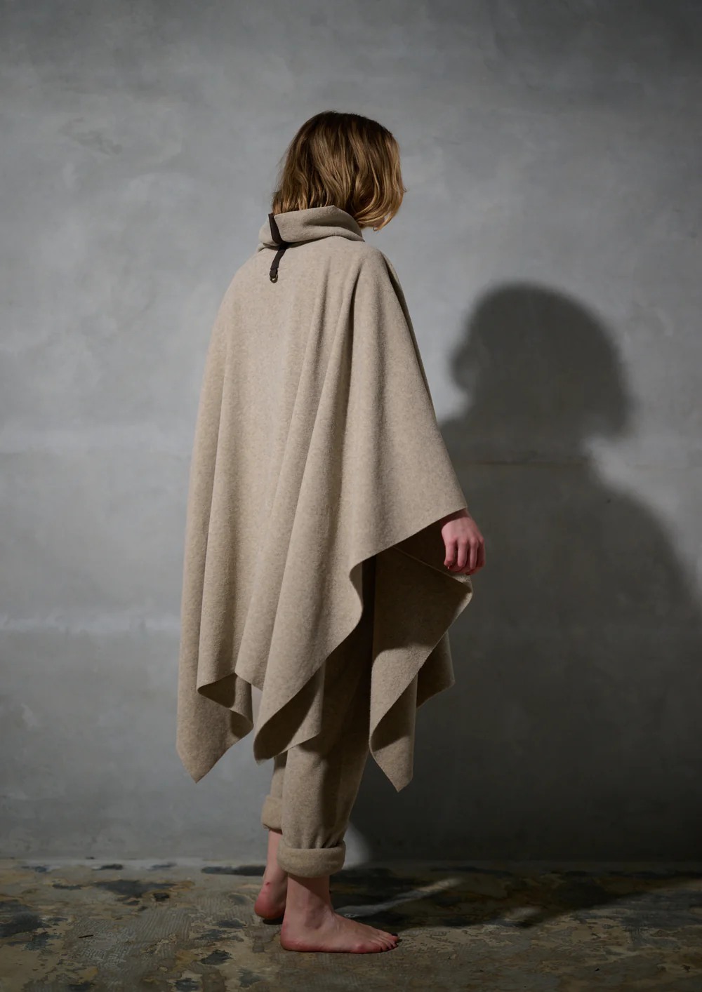 Lounge Poncho, Sand | Henriette Steffensen - Billede 3