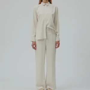 Lottie Pants, Turtledove | Six Ámes