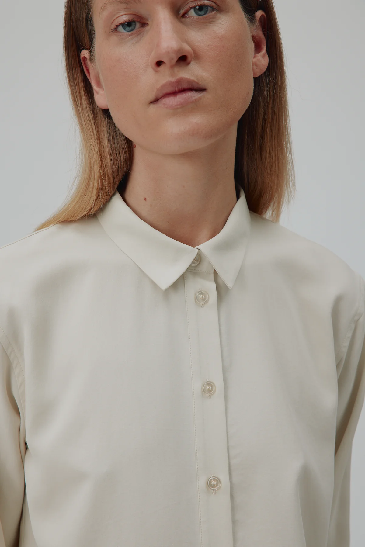 Ally Shirt, Turtledove | Six Ámes