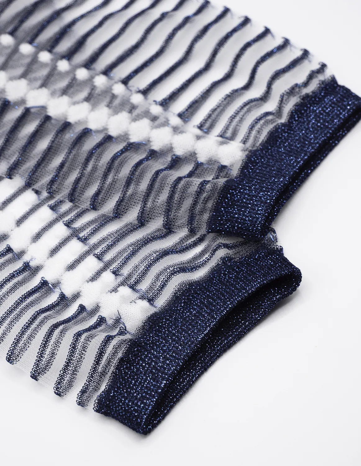 Boavista Blue, transparente strømper | Atelier St Eustache - Billede 5