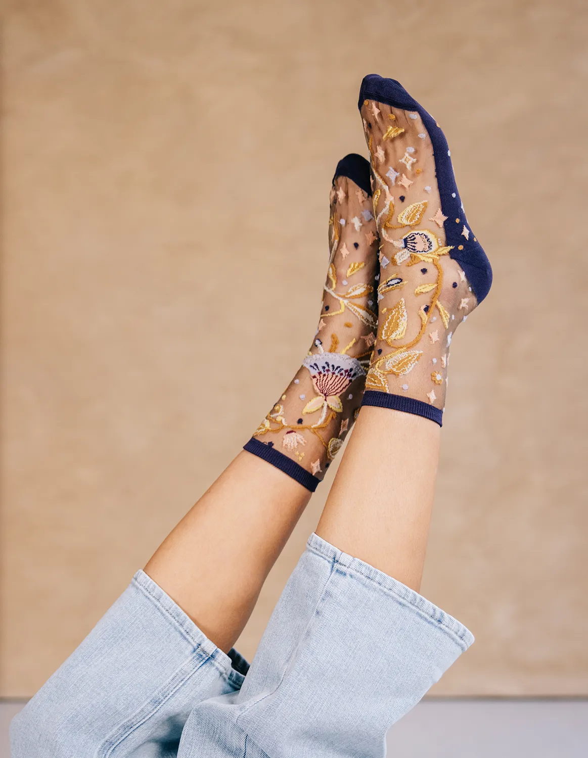 Parures Pâtures, transparente strømper | Atelier St Eustache - Billede 3