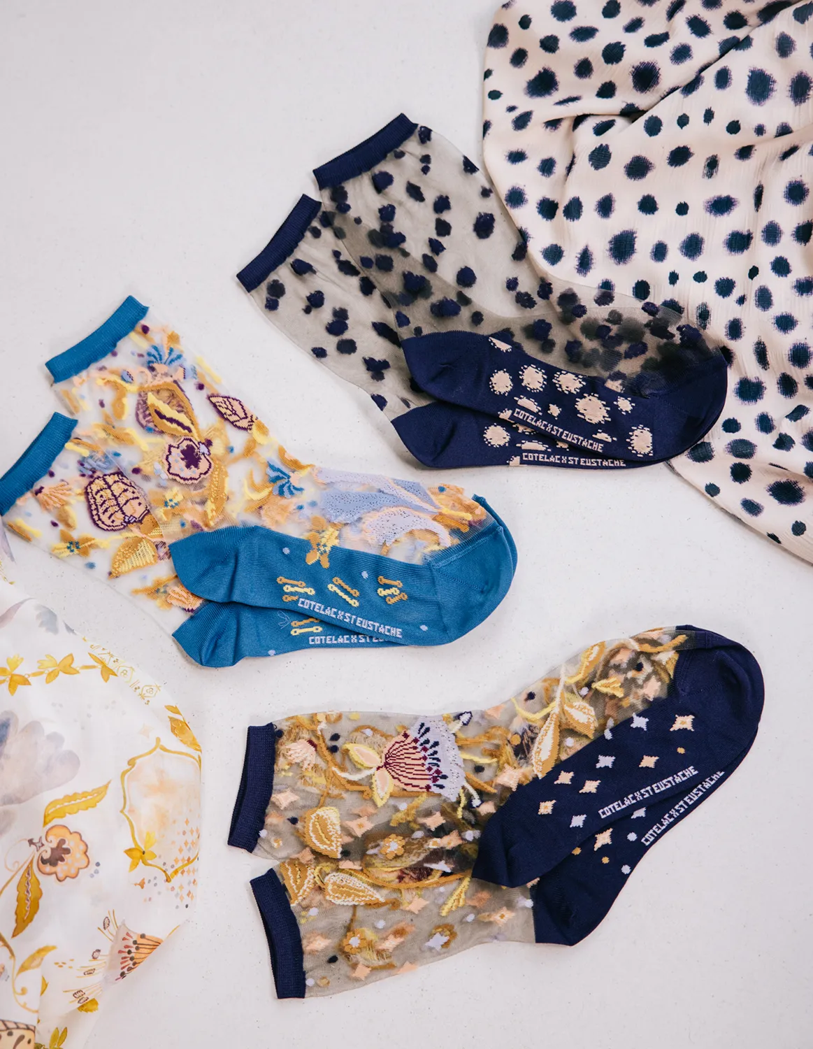 Parures Pâtures, transparente strømper | Atelier St Eustache - Billede 5